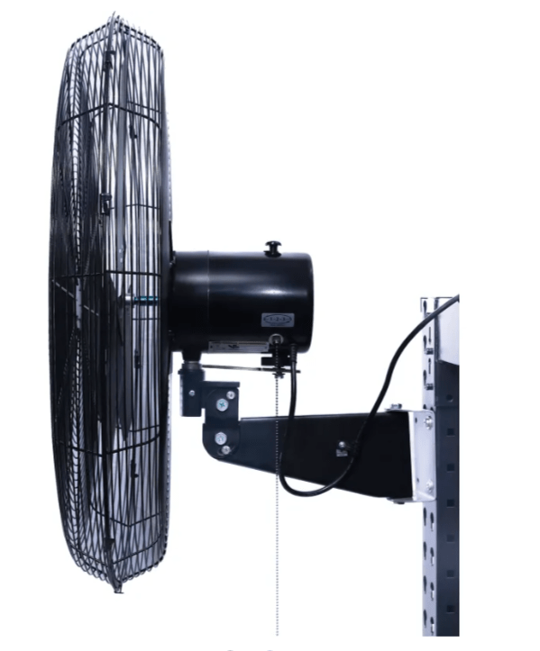 Global Industrial 30" Deluxe Oscillating Wall Mount Fan, 3 Speed, 10,000 CFM, 1/2 HP (GLB - 258322) - SchoolOutlet