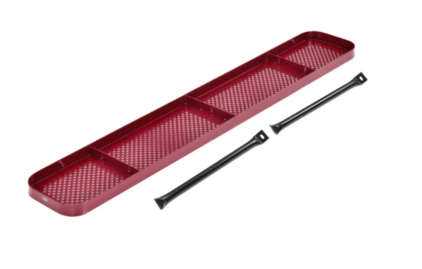 Global Industrial 6' Outdoor Steel Flat Bench Perforated Metal (GLB - 262075) - SchoolOutlet