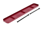 Global Industrial 6' Outdoor Steel Flat Bench Perforated Metal (GLB - 262075) - SchoolOutlet