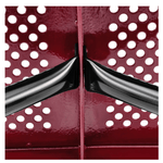 Global Industrial 6' Outdoor Steel Flat Bench Perforated Metal (GLB - 262075) - SchoolOutlet