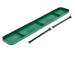 Global Industrial 8' Outdoor Steel Flat Bench Perforated Metal (GLB - 262076) - SchoolOutlet