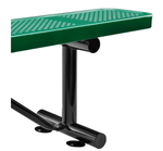 Global Industrial 8' Outdoor Steel Flat Bench Perforated Metal (GLB - 262076) - SchoolOutlet