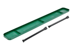 Global Industrial 8' Outdoor Steel Picnic Bench w/ Backrest Perforated Metal (GLB - 262077) - SchoolOutlet