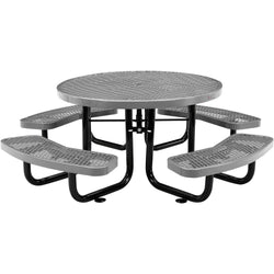 Global Industrial 46" Round Kids Picnic Table Expanded Metal (GLB-277150K)