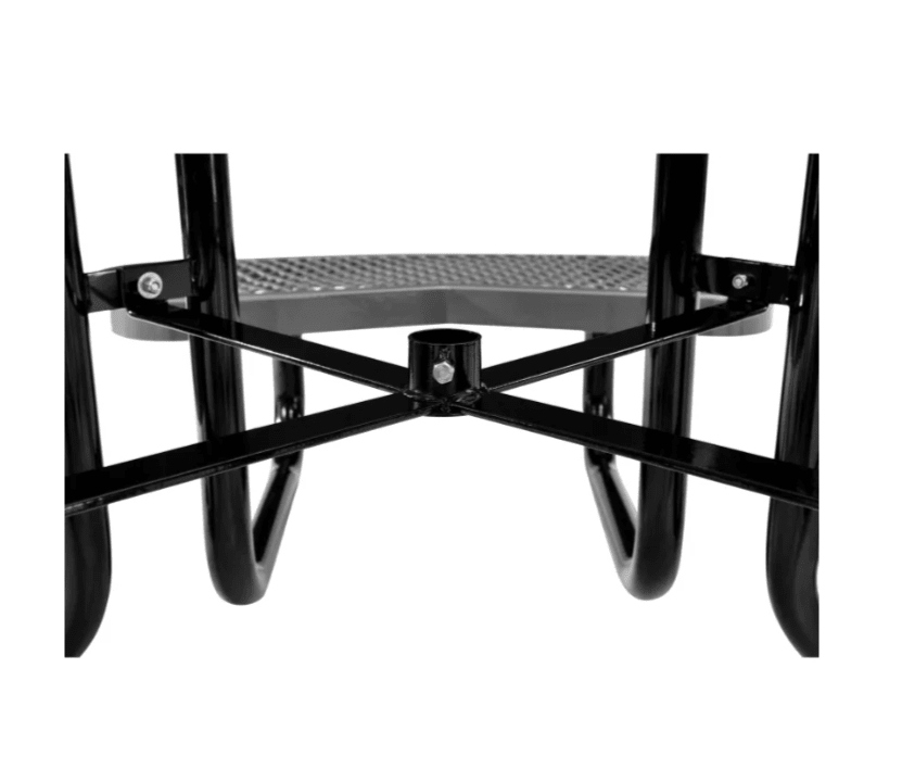 Global Industrial 46" Round Kids Picnic Table Expanded Metal (GLB - 277150K) - SchoolOutlet