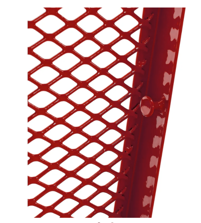 Global Industrial 46" Square Picnic Table, Expanded Metal (GLB - 277151) - SchoolOutlet