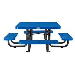 Global Industrial 46" Square Kids Picnic Table Expanded Metal (GLB-277151K)