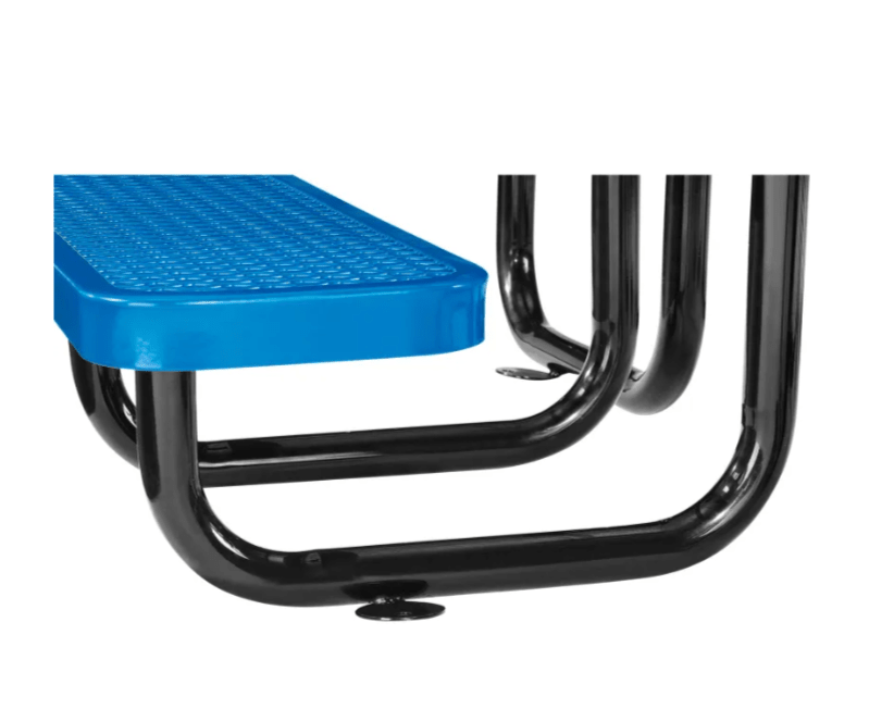 Global Industrial 46" Square Kids Picnic Table Expanded Metal (GLB - 277151K) - SchoolOutlet