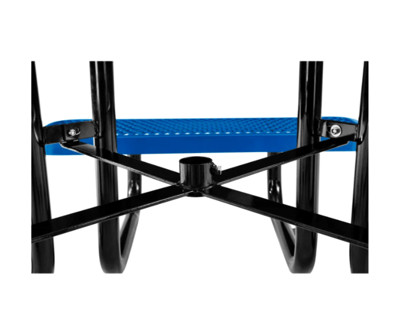 Global Industrial 46" Square Kids Picnic Table Expanded Metal (GLB - 277151K) - SchoolOutlet