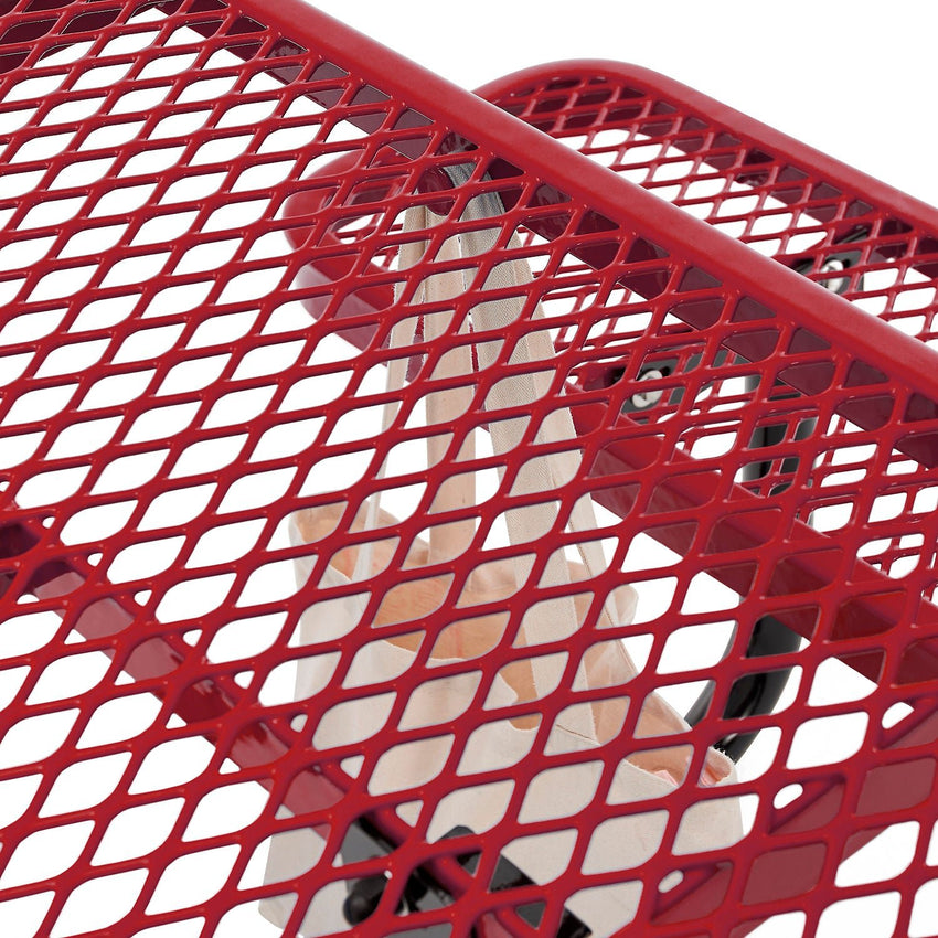 Global Industrial 46" Square Picnic Table, Expanded Metal (GLB - 277151) - SchoolOutlet