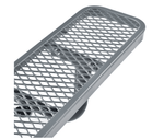 Global Industrial 6' Rectangular Picnic Table, Expanded Metal (GLB - 277152) - SchoolOutlet