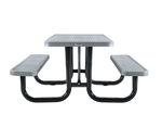 Global Industrial 6' Rectangular Picnic Table, Expanded Metal (GLB - 277152) - SchoolOutlet