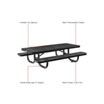 Global Industrial 6' Rectangular Kids Picnic Table, Expanded Metal (GLB - 277152K) - SchoolOutlet