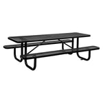 Global Industrial 8' Rectangular Picnic Table, Expanded Metal (GLB - 277153) - SchoolOutlet