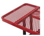 Global Industrial 8' Rectangular Picnic Table, Expanded Metal (GLB - 277153) - SchoolOutlet