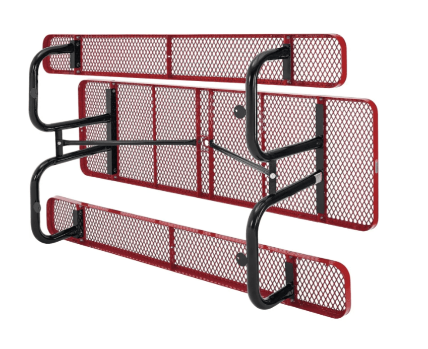 Global Industrial 8' Rectangular Picnic Table, Expanded Metal (GLB - 277153) - SchoolOutlet