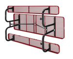 Global Industrial 8' Rectangular Picnic Table, Expanded Metal (GLB - 277153) - SchoolOutlet