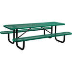 Global Industrial 8' Rectangular Picnic Table, Expanded Metal (GLB - 277153) - SchoolOutlet