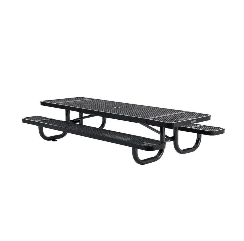 Global Industrial 8' Rectangular Kids Picnic Table, Expanded Metal (GLB - 277153K) - SchoolOutlet