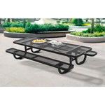 Global Industrial 8' Rectangular Kids Picnic Table, Expanded Metal (GLB - 277153K) - SchoolOutlet