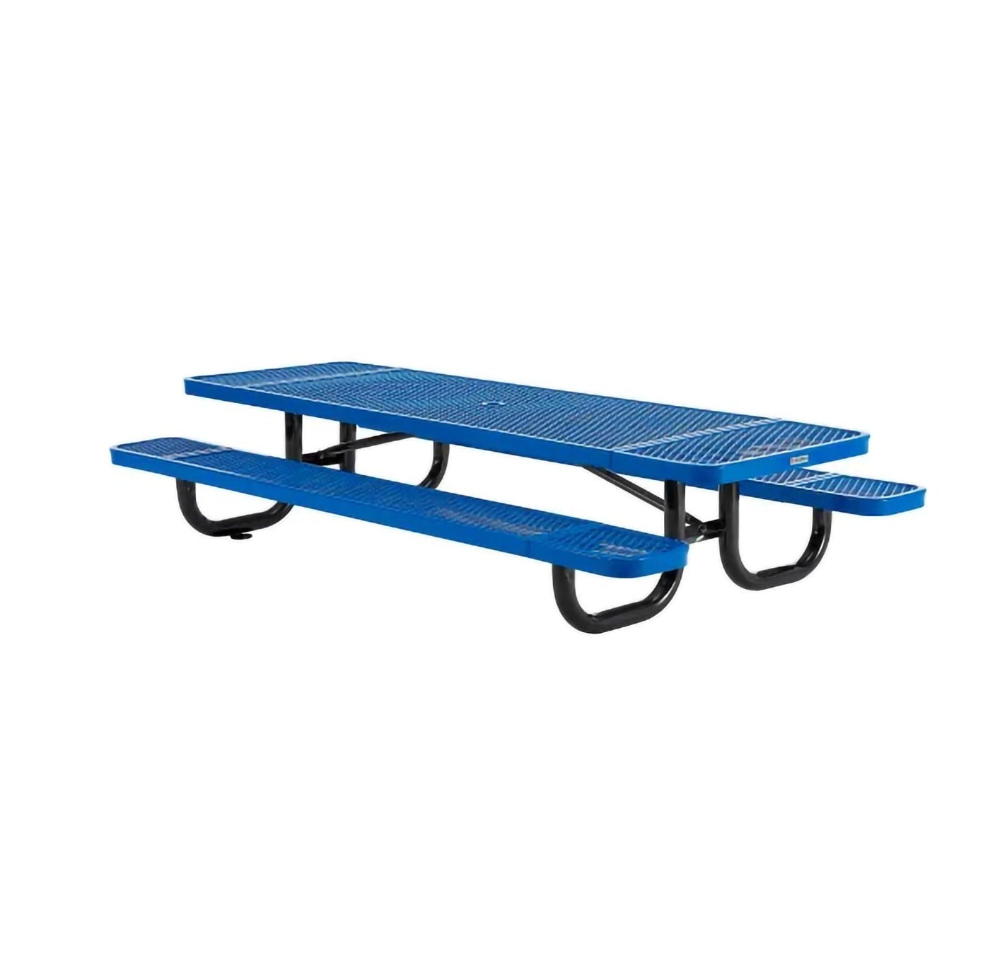 Global Industrial 8' Rectangular Kids Picnic Table, Expanded Metal (GLB - 277153K) - SchoolOutlet
