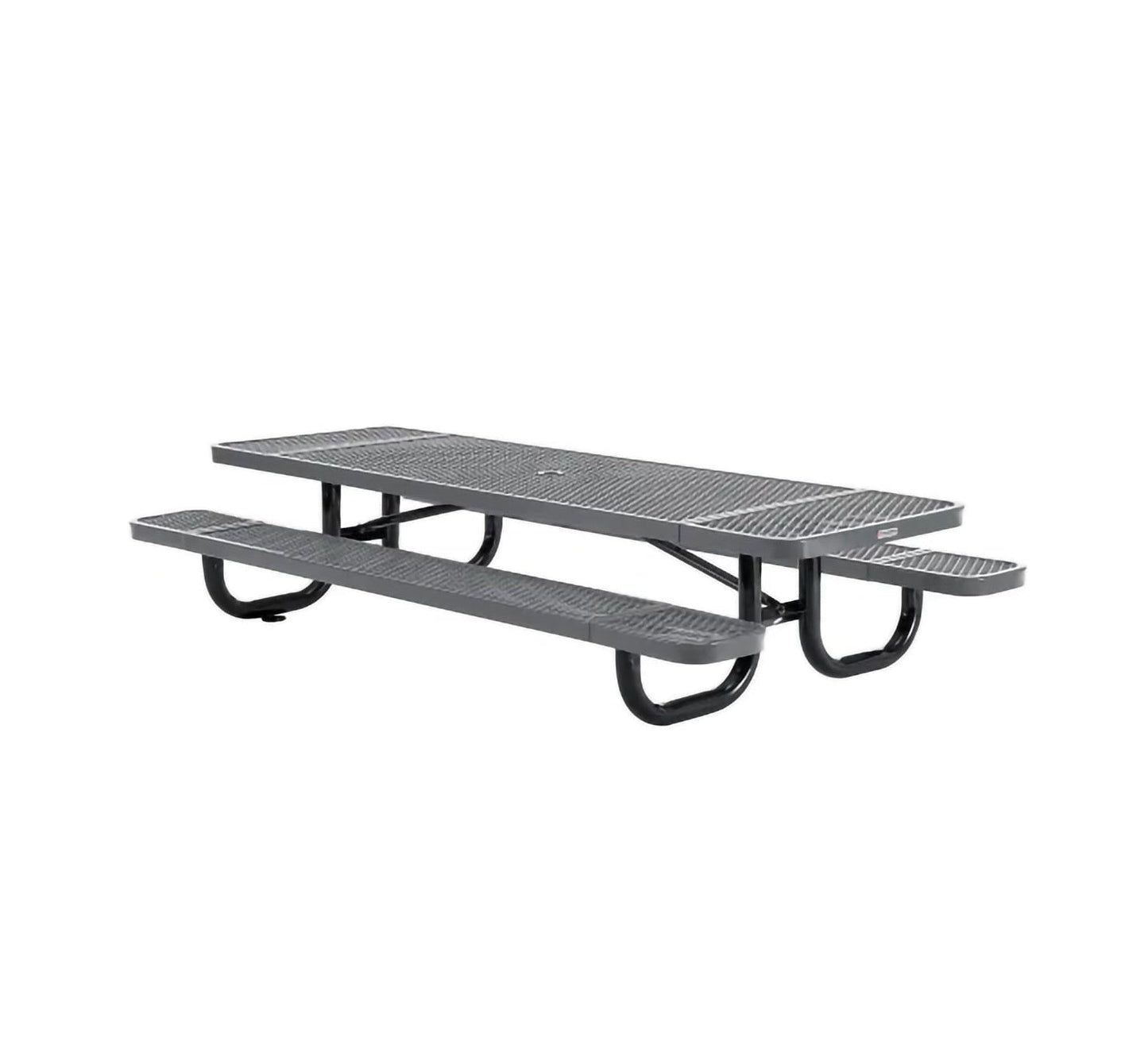 Global Industrial 8' Rectangular Kids Picnic Table, Expanded Metal (GLB - 277153K) - SchoolOutlet