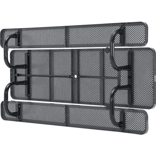 Global Industrial 8' Rectangular Kids Picnic Table, Expanded Metal (GLB - 277153K) - SchoolOutlet