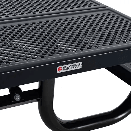 Global Industrial 8' Rectangular Kids Picnic Table, Expanded Metal (GLB - 277153K) - SchoolOutlet