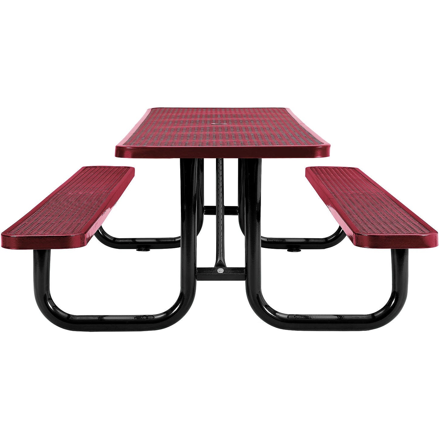 Global Industrial 8' Rectangular Picnic Table, Expanded Metal (GLB - 277153) - SchoolOutlet