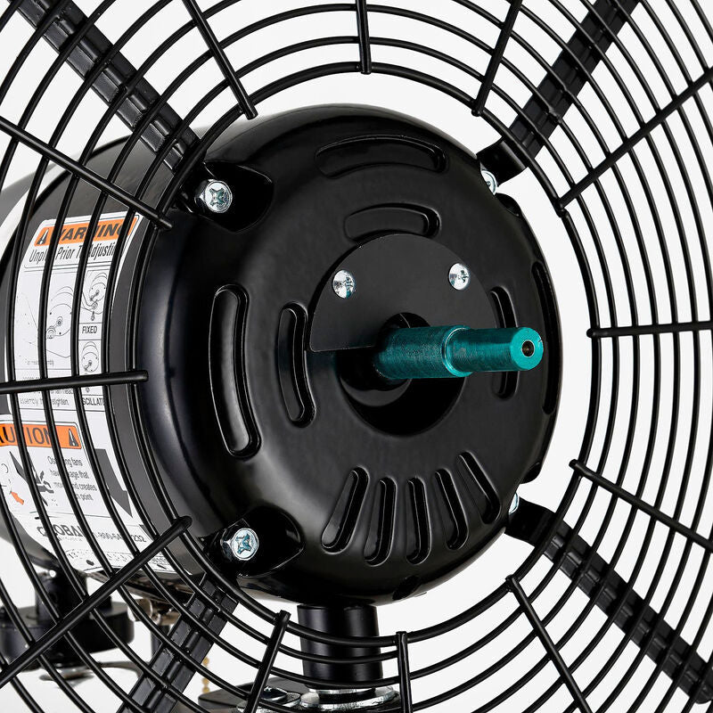 Global Industrial 24" Outdoor Rated Oscillating Wall Mount Fan 2 Speed 7700 CFM 3/10 HP (GLB - 292450) - SchoolOutlet
