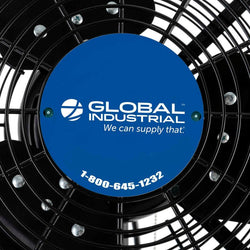 Global Industrial 24" Outdoor Rated Oscillating Wall Mount Fan 2 Speed 7700 CFM 3/10 HP (GLB-292450)