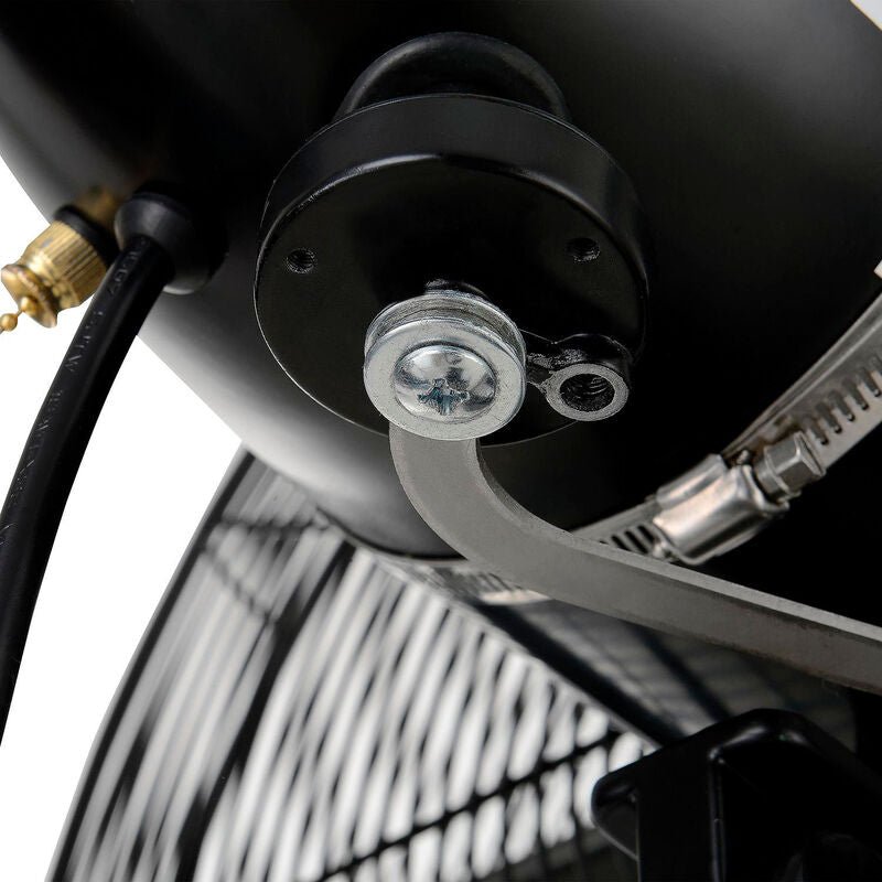 Global Industrial 24" Outdoor Rated Oscillating Wall Mount Fan 2 Speed 7700 CFM 3/10 HP (GLB - 292450) - SchoolOutlet