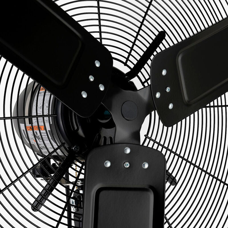 Global Industrial 24" Outdoor Rated Oscillating Wall Mount Fan 2 Speed 7700 CFM 3/10 HP (GLB - 292450) - SchoolOutlet