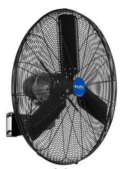 Global Industrial 30" Outdoor Rated Oscillating Wall Mount Fan 2 Speed 8400 CFM 3/10 HP (GLB-292451)