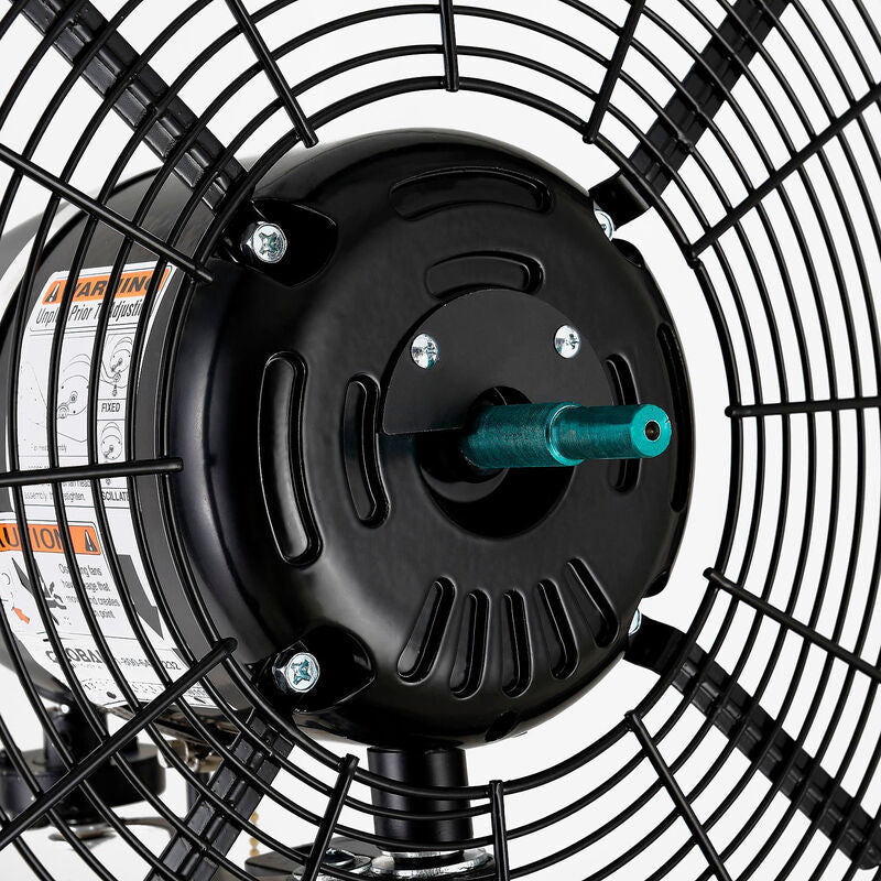 Global Industrial 30" Outdoor Rated Oscillating Wall Mount Fan 2 Speed 8400 CFM 3/10 HP (GLB - 292451) - SchoolOutlet