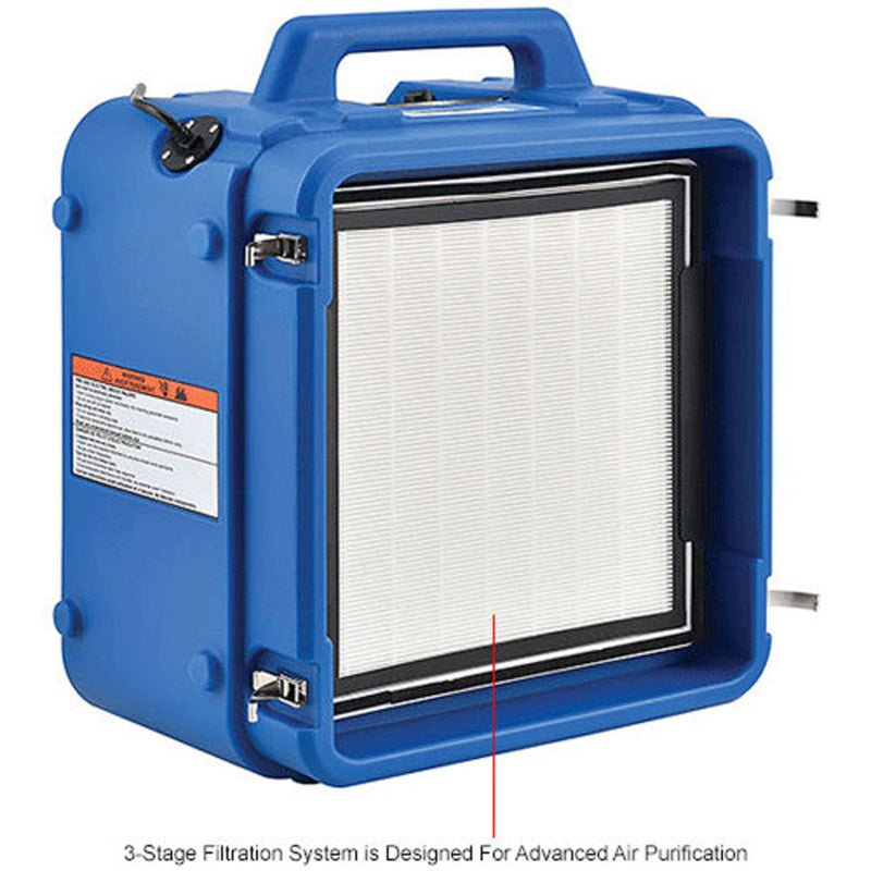 Global Industrial Commercial Air Scrubber & Negative Air Machine w/ HEPA Filter, 500 CFM, 115V (GLB - 292938) - SchoolOutlet