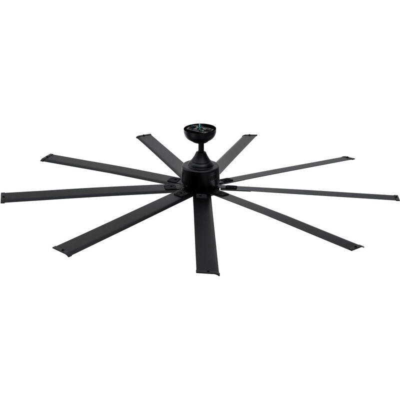 Global Industrial 72" Industrial Ceiling Fan, DC Motor, 6 Speed, 9400 CFM, Black (GLB - 293047) - SchoolOutlet