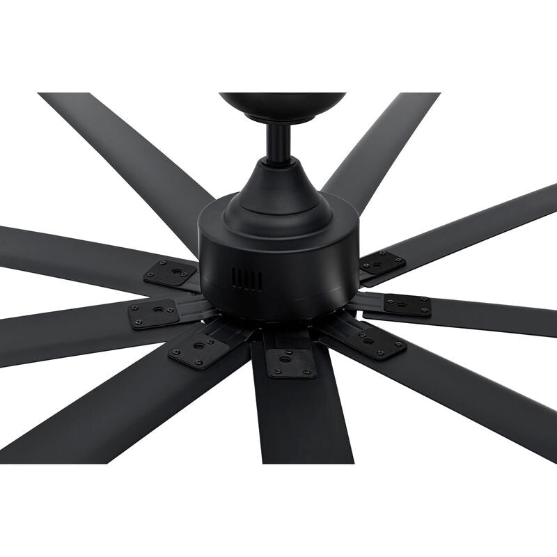 96" Industrial Ceiling Fan, DC Motor, 6 Speed, 17018 CFM, Black (GLB - 293048) - SchoolOutlet
