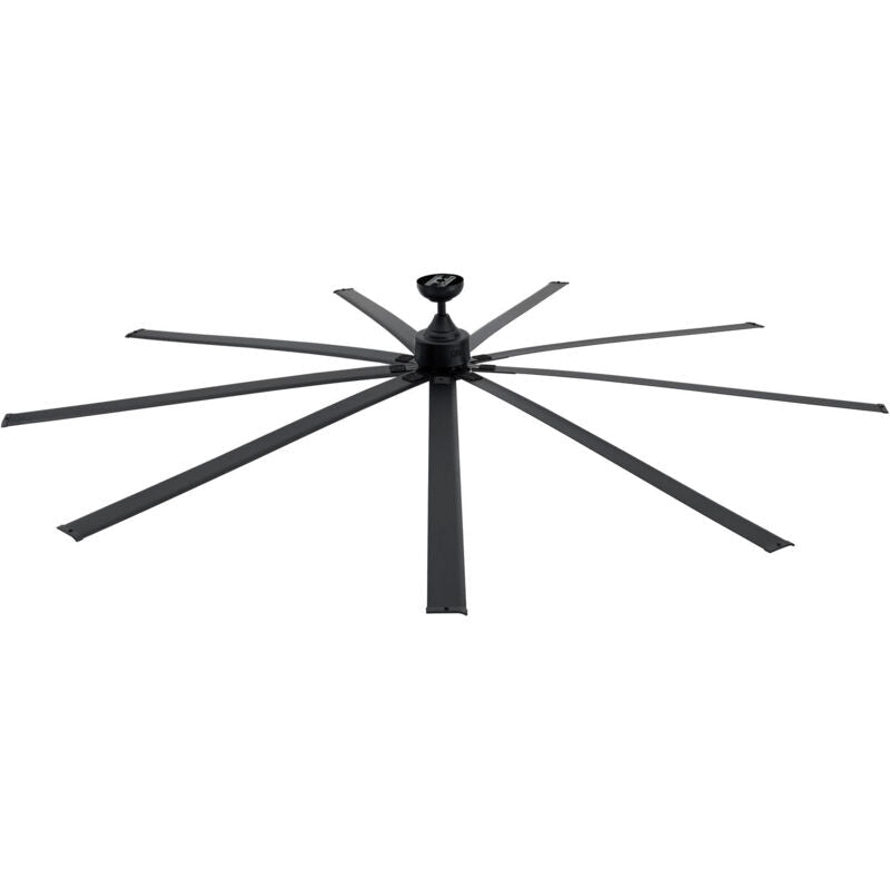Global Industrial 108" Industrial Ceiling Fan, DC Motor, 6 Speed, 19448 CFM, Black (GLB - 293049) - SchoolOutlet