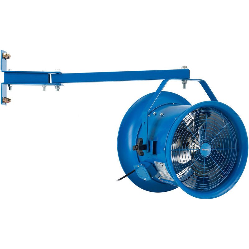 Global Industrial 14" High Velocity Drum Fan w/ Yoke Mount, 6,800 CFM, 1/3 HP (GLB - 293092) - SchoolOutlet