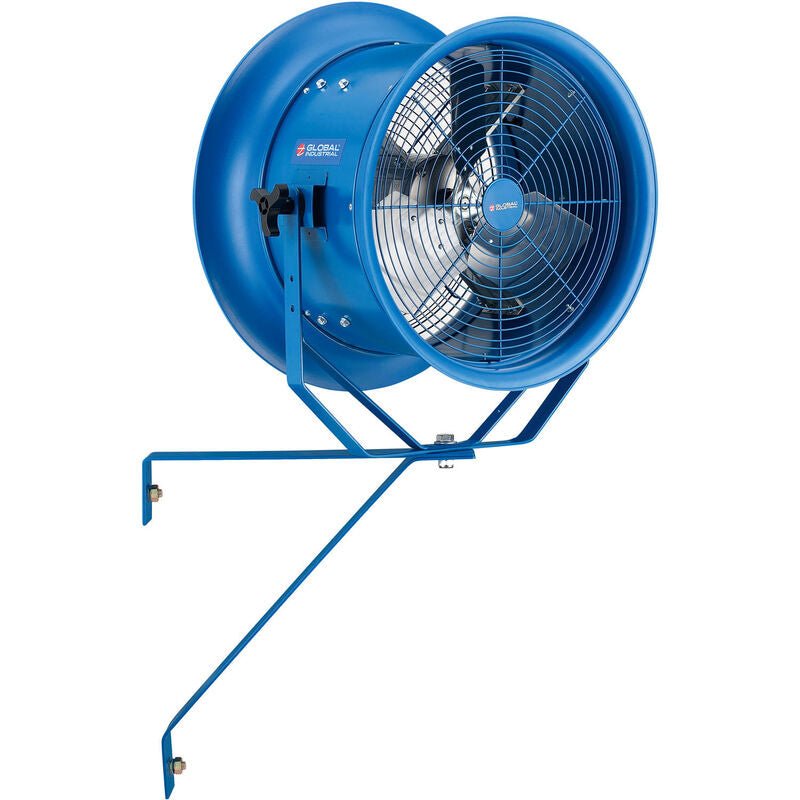 Global Industrial 18" High Velocity Drum Fan w/ Yoke Mount, 7,700 CFM, 1/2 HP (GLB - 293093) - SchoolOutlet