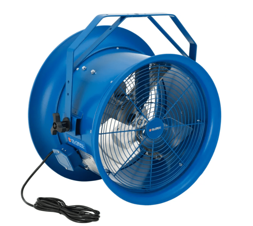 Global Industrial 18" High Velocity Drum Fan w/ Yoke Mount, 7,700 CFM, 1/2 HP (GLB - 293093) - SchoolOutlet