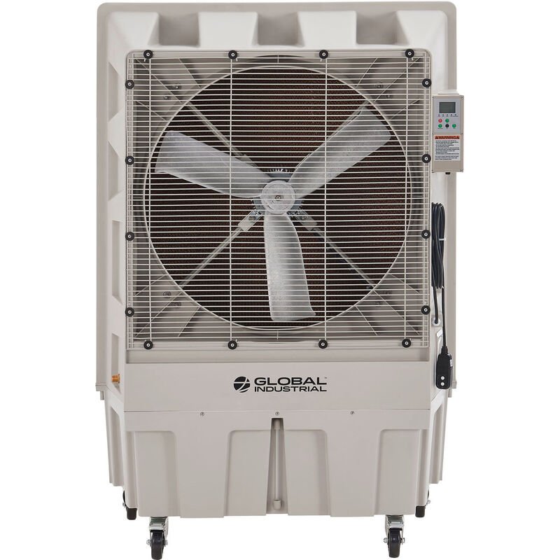 Global Industrial 30" Portable Evaporative Cooler, Direct Drive, 3 Speed, 26 Gal. Capacity (GLB - 293131) - SchoolOutlet