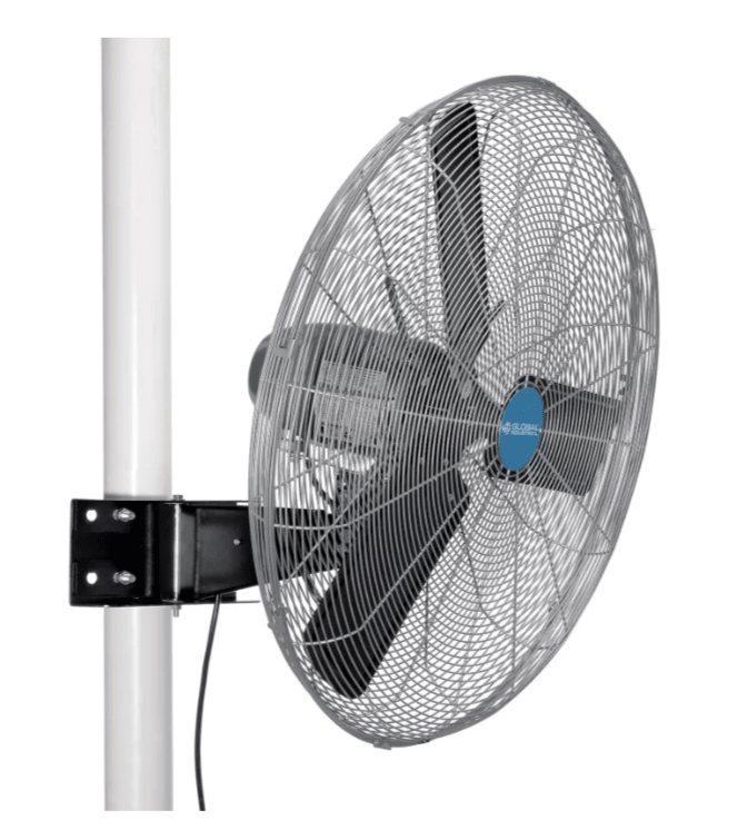Global Industrial 30" Oscillating Fan, Pole or Column Mount, 8,775 CFM, 1/3 HP (GLB - 293156) - SchoolOutlet