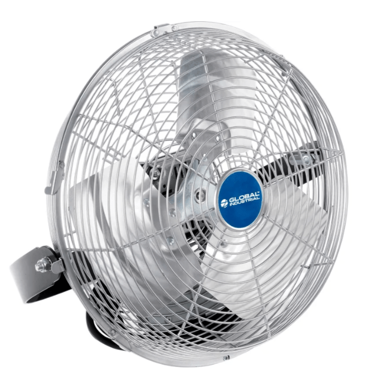 Global Industrial 12" Industrial Workstation Fan, 1,855 CFM, 1/15 HP, 1500 RPM (GLB - 294492) - SchoolOutlet