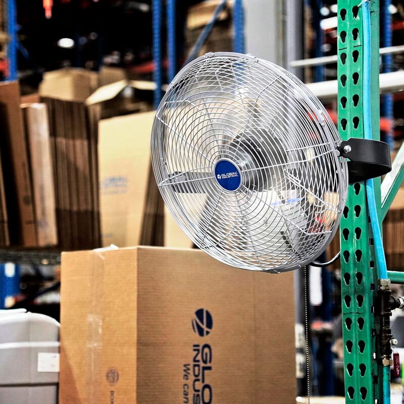 Global Industrial 12" Industrial Workstation Fan, 1,855 CFM, 1/15 HP, 1500 RPM (GLB - 294492) - SchoolOutlet
