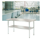 Global Industrial 430 Stainless Steel Table, 48