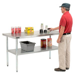 Global Industrial 430 Stainless Steel Table, 60