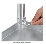 Global Industrial 430 Stainless Steel Table, 60