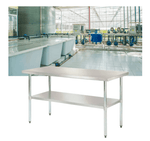 Global Industrial 430 Stainless Steel Table, 72